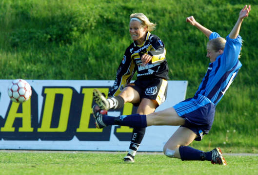 Sara Johansson, Djurgården och Anna Sjöström, Umeå