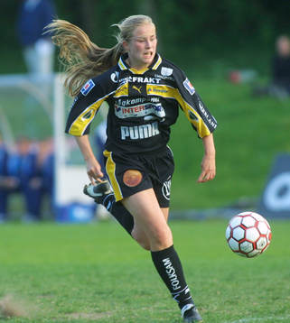 Fotboll, dam, Emma Lindqvist Umeå