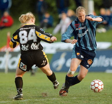 Frida Östberg Umeå och Sara Johansson, Djurgården