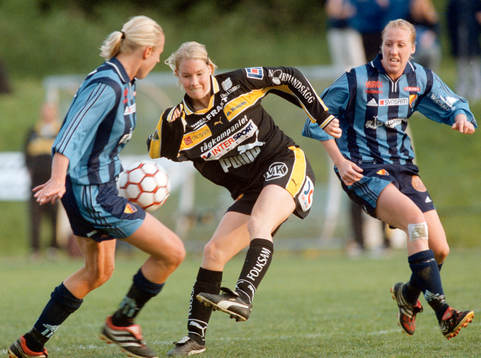 Hanna Marklund Umeå och Sara Johansson, Djurgården