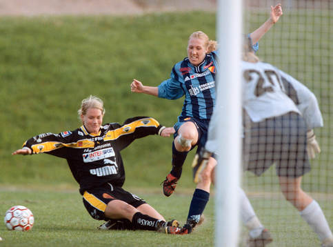 Hanna Marklund Umeå och Sara Johansson,Djurgården