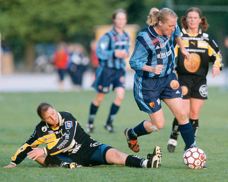 Sofia Eriksson Umeå och Sara Johansson Djurgården