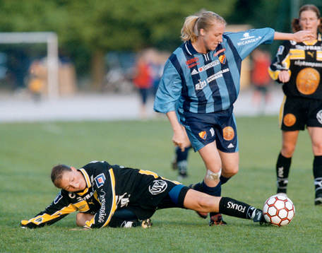 Sofia Eriksson Umeå och Sara Johansson Djurgården