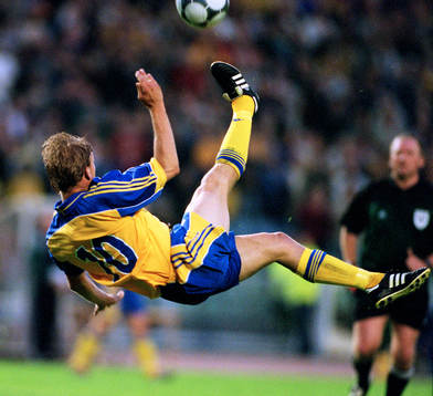 Fotboll, Marcus Allbäck, Sverige