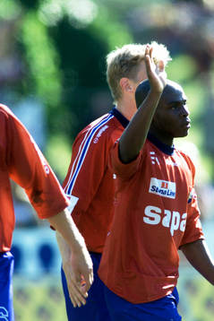 Fotboll, Allsvenskan, Christian Hemberg, Örgryte, jubel