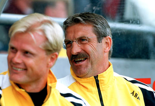 Olle Nordin, tränare och Peter Larsson ass. tränare AIK