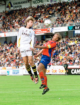 Andreas Andersson, AIK vinner en nickduell mot Jesper