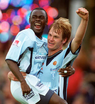 fotboll, allsvenskan, Peter Ijeh och Kenneth Gustavsson,