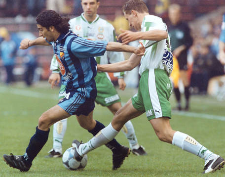 Peter Holm Hammarby och Abgar Barsom Djurgården