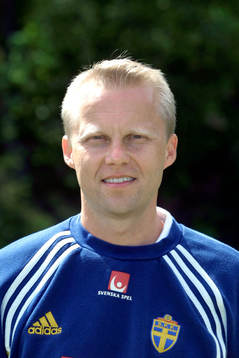 Fotboll, dam, Pierre Johansson, Sverige, leg sjukgymnast
