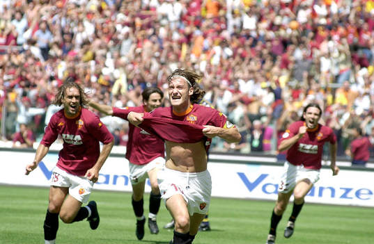 Totti, Roma gjorde 1-0