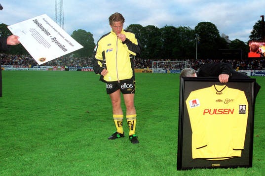 Anders Svensson, Elfsborg. Sista matchen med Elfsborg