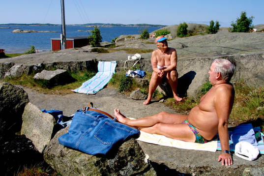 Badstrandsreportage, Fiskebäck