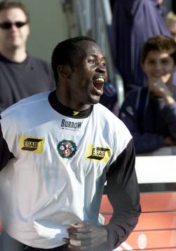 Fotboll, Allsvenskan, Boniventure Maruti, Örebro, jubel