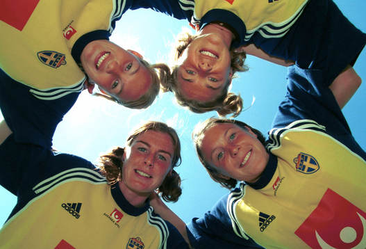 Fotboll, EM, dam, Sverige, Hanna Ljungberg, Tina