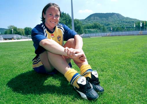 Fotboll, EM, dam, Sverige, Hanna Ljungberg