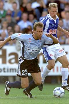 Robert Andersson, Halmstad och Brian Steen Nielsen, Malmö