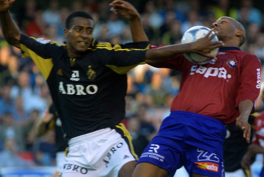 Jeffrey Aubynn, Örgryte och Benjamin Kibebe, AIK