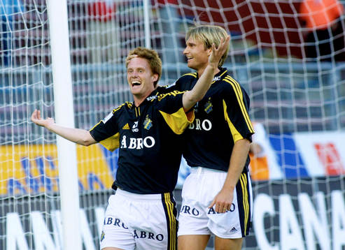 AIK-Örgryte, Patrik Andersson och Andreas Andersson, AIK