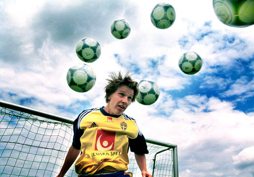 Fotboll, EM, dam, Malin Andersson, Sverige