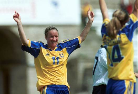 Victoria Svensson, Sverige, jubel