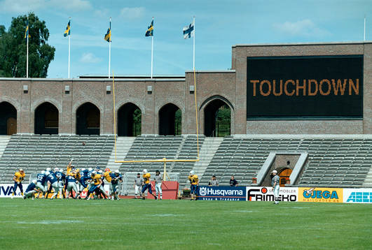 Sverige - Finland. Stockholms stadion