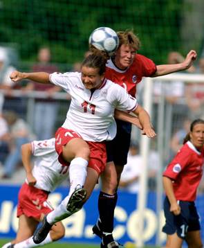 Merete Pedersen, Danmark, och Brit Sandaune, Norge