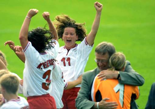 Merete Pedersen, Danmark, jubel