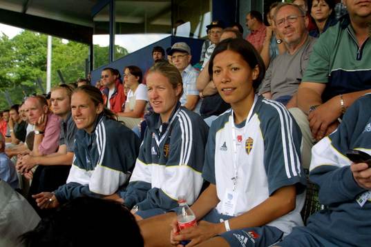 Linda Fagerström, Victoria Svensson och Jane Törnqvist,