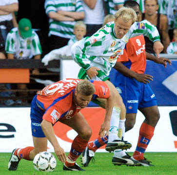 Hans Eklund och Alvaro Santos, Helsingborg och Mikael