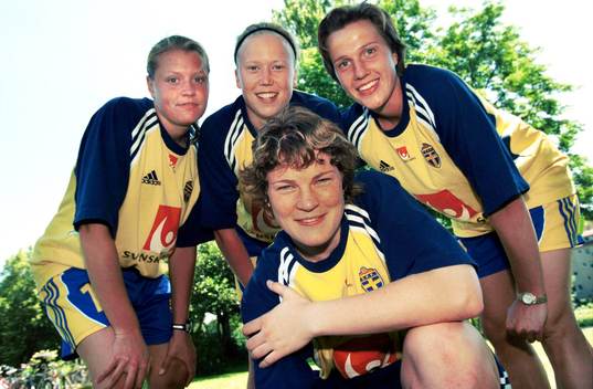 Karolina Westberg, Sara Larsson, Malin Andersson och
