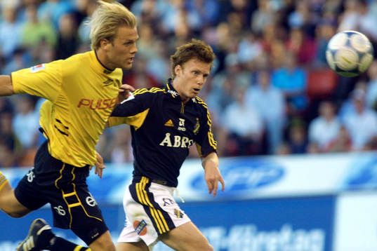 Patrik Andersson, AIK och Andreas Nicklasson, Elfsborg
