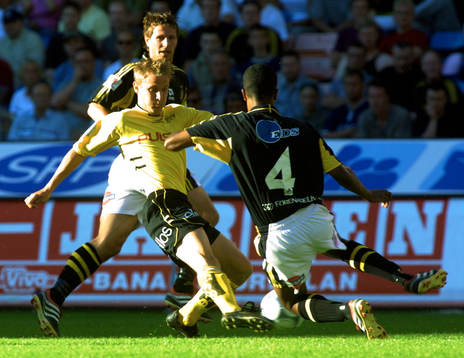 Benjamin Kibebe och Thomas Lagerlöf, AIK och Andreas