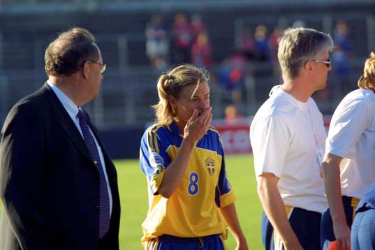Målskytten Tina Nordlund