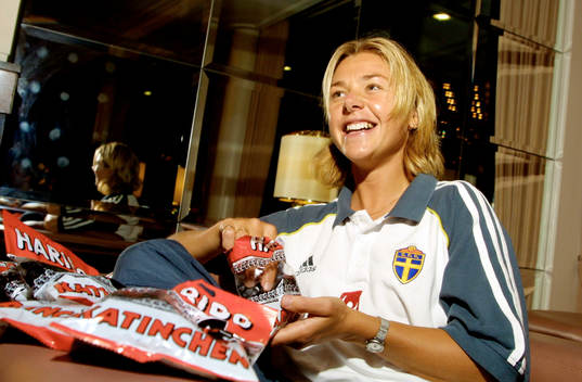 Fotboll, EM, Dam, Tina Nordlund, Sverige älskar lakrits