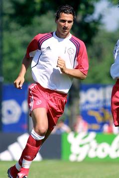 Ajax första träning för säsongen 2001/2002. Zlatan