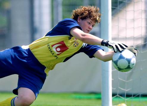 Fotboll, EM, dam, Caroline Jönsson, Sverige