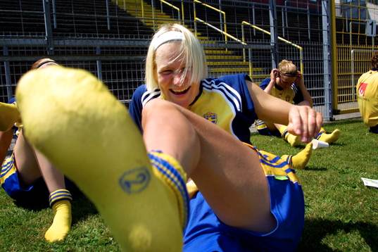 Fotboll, EM, dam, Kristin Bengtsson, Sverige