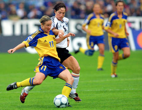 Victoria Svensson, Sverige och Maren Meinert, Tyskland