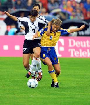 Tina Nordlund, Sverige och Ariane Hingst, Tyskland