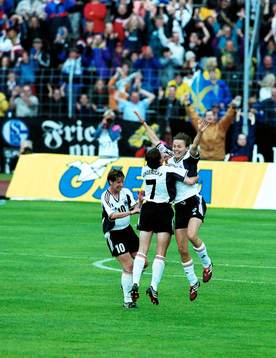 Claudia Müller, Bettina Wiegmann och Pia Wunderlich,