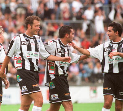 Fotboll, Superettan, Landskrona, jubel