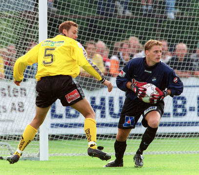 Marcus Ringberg, Mjällby och Peter Kennfors, målvakt