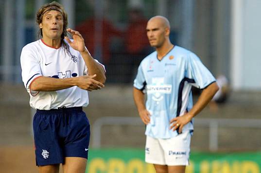 Daniel Majstorovic, Malmö och Claudio Caniggia, Rangers