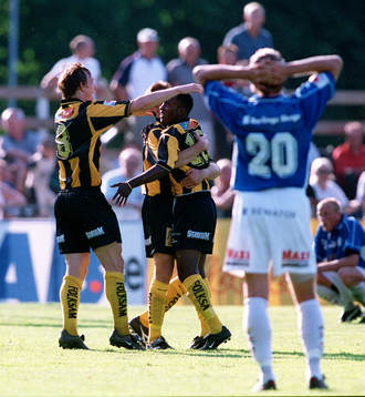 Häcken - Jubel, Trelleborg - depp