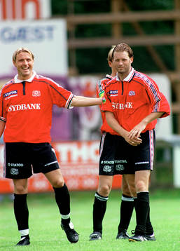 Fotboll, dansk, Erik Wahlstedt och Joakim Persson, Esbjerg