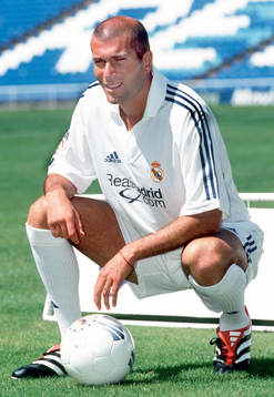 fotboll, spansk, Zinedine Zidane, Real Madrid