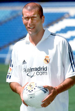 fotboll, spansk, Zinedine Zidane, Real Madrid