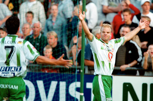Andreas Hermansson jublar, jubel