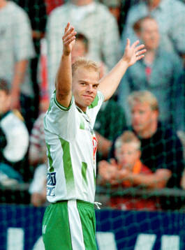 Andreas Hermansson jublar, jubel